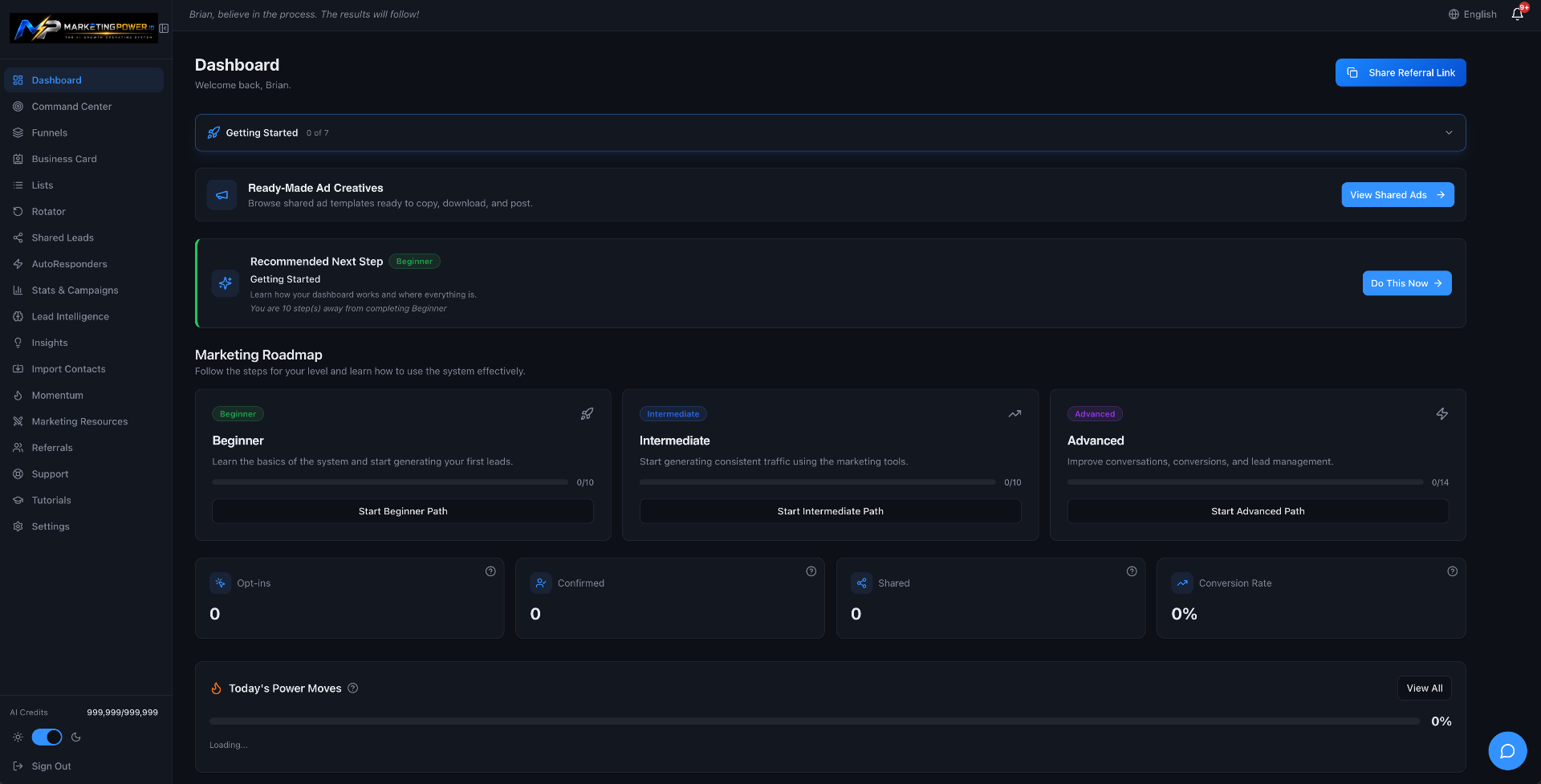 MarketingPower Dashboard